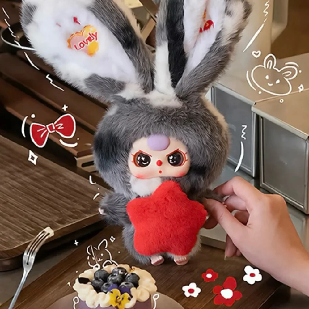 Baby Three Lily Rabbit Town V3 Series Plush Confirmed GRAY Bunny Box - Picture 5 of 14